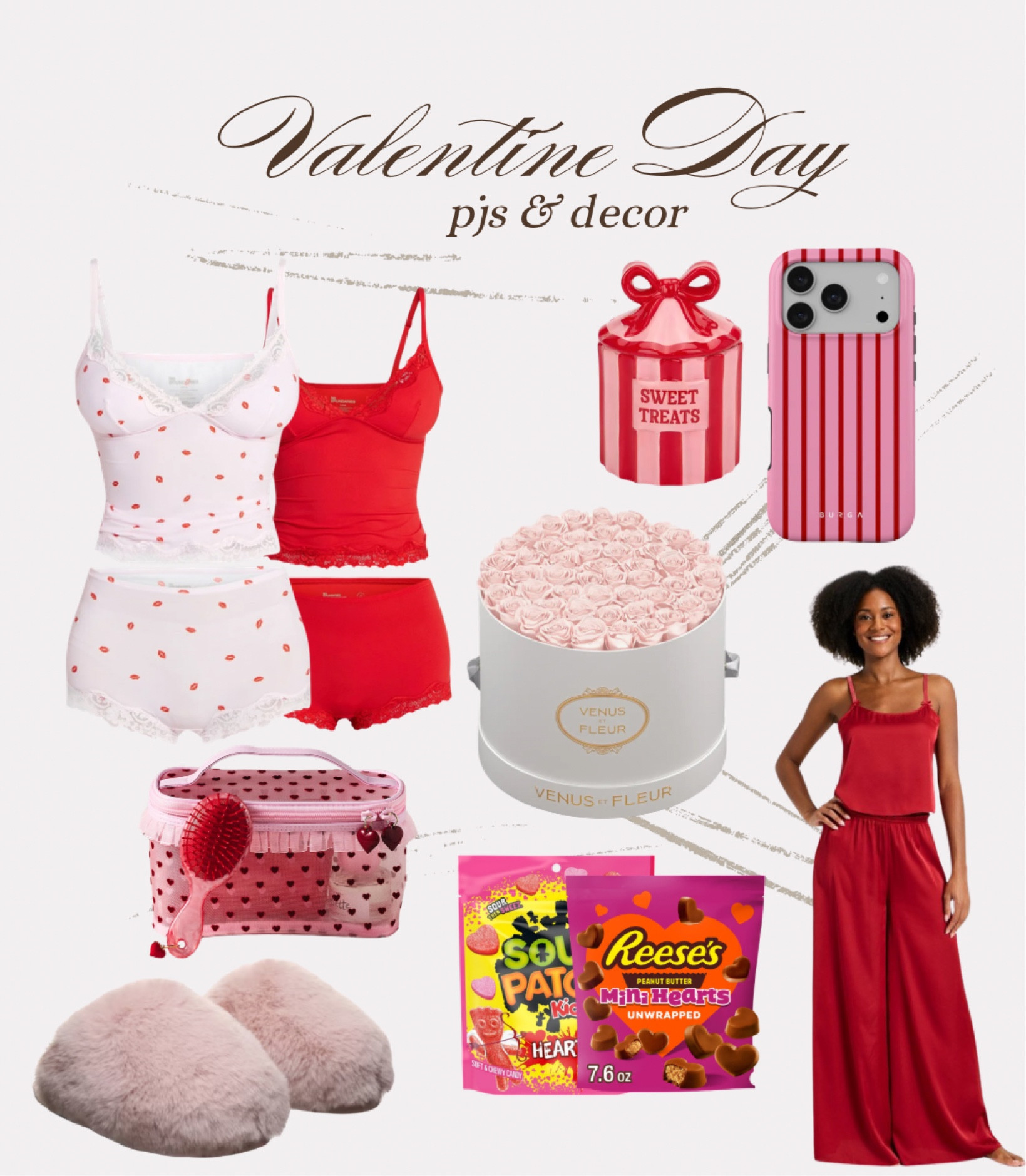 Valentine day slumber party pj ideas and gift ideas 

#LTKSeasonal #LTKFindsUnder50 #LTKSaleAlert