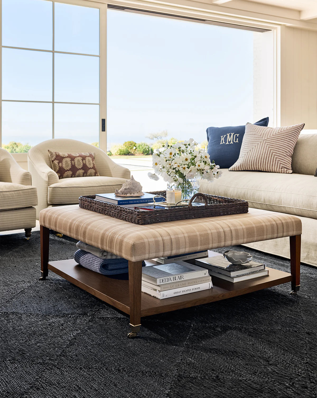 Antoinette Coffee Table Ottoman | McGee & Co. (US)