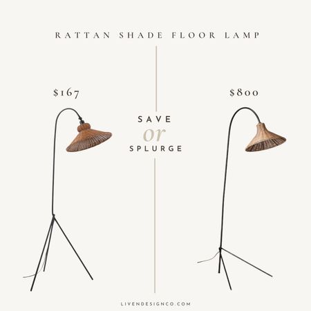 Rattan shade floor lamp. Tripod floor lamp. Living room lamp. McGee and Co lamp. Woven floor lamp. 

#LTKhome #LTKsalealert #LTKSeasonal