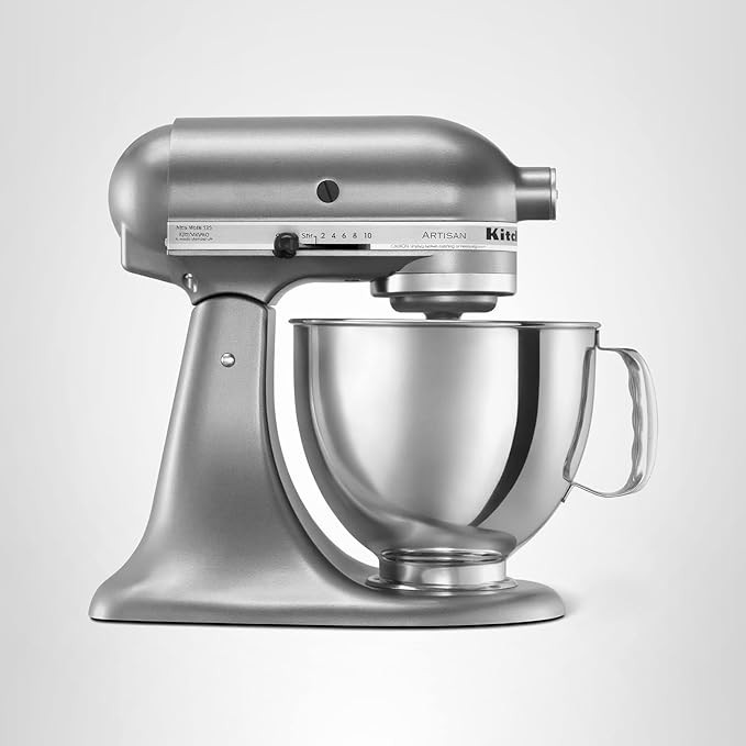 KitchenAid Artisan Series 5 Quart Tilt Head Stand Mixer with Pouring Shield KSM150PS, Contour Sil... | Amazon (US)