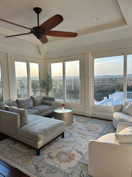 Spring updates to the sunroom: color rug + swivel chairs #ltkfind

#LTKstyletip #LTKhome