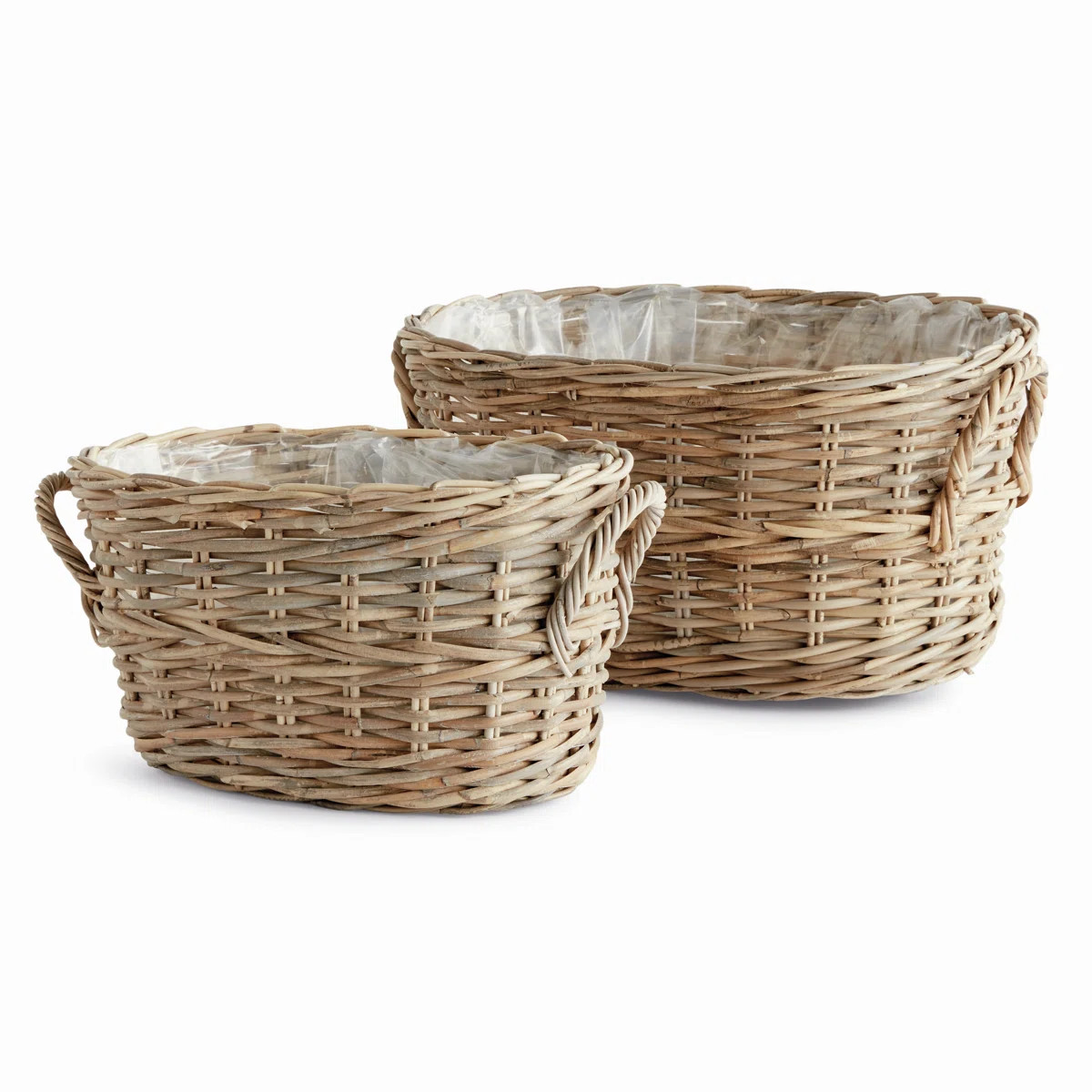 Normandy Rattan Planter Set | Perigold
