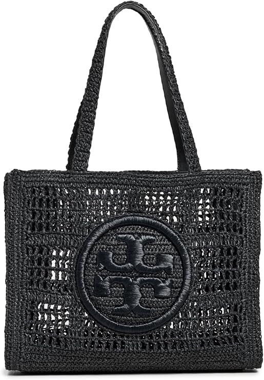 Tory Burch Women's Ella Hand Crocheted Small Tote | Amazon (US)