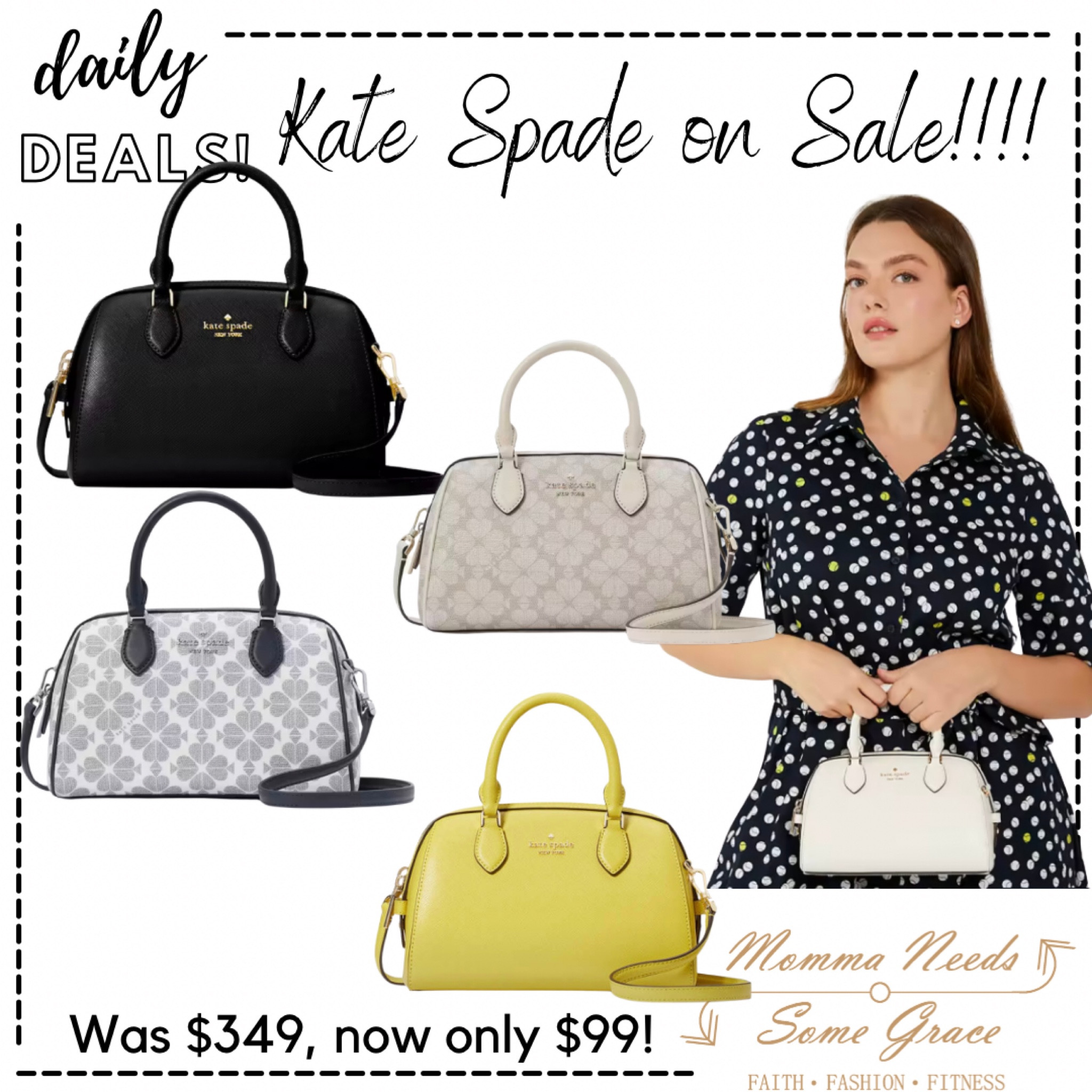 Kate Spade bag on sale today! 

#LTKstyletip #LTKfindsunder100 #LTKsalealert