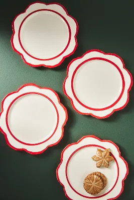 Lyla Stoneware, Set of 4, Side Plates | Anthropologie (US)