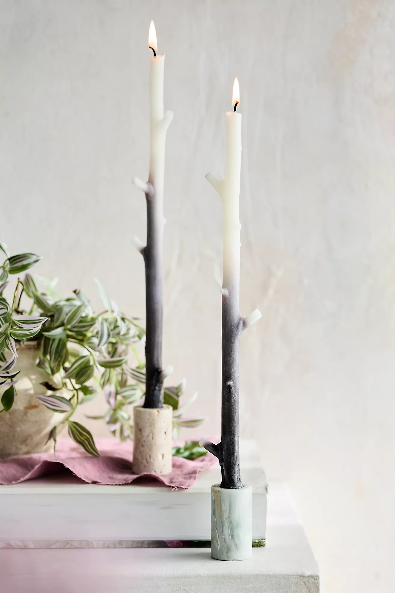Ombre Maple Stick Candles, Set of 2 | Anthropologie (US)