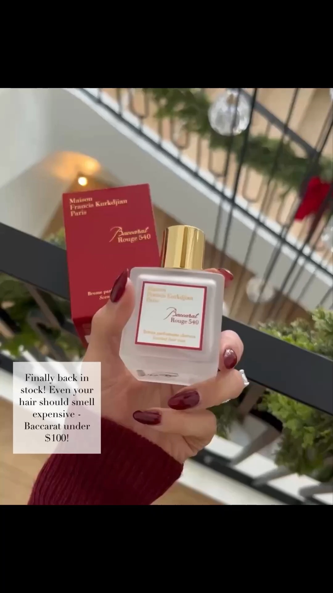 Baccarat rouge 540 hair mist on sale at Bloomingdale’s