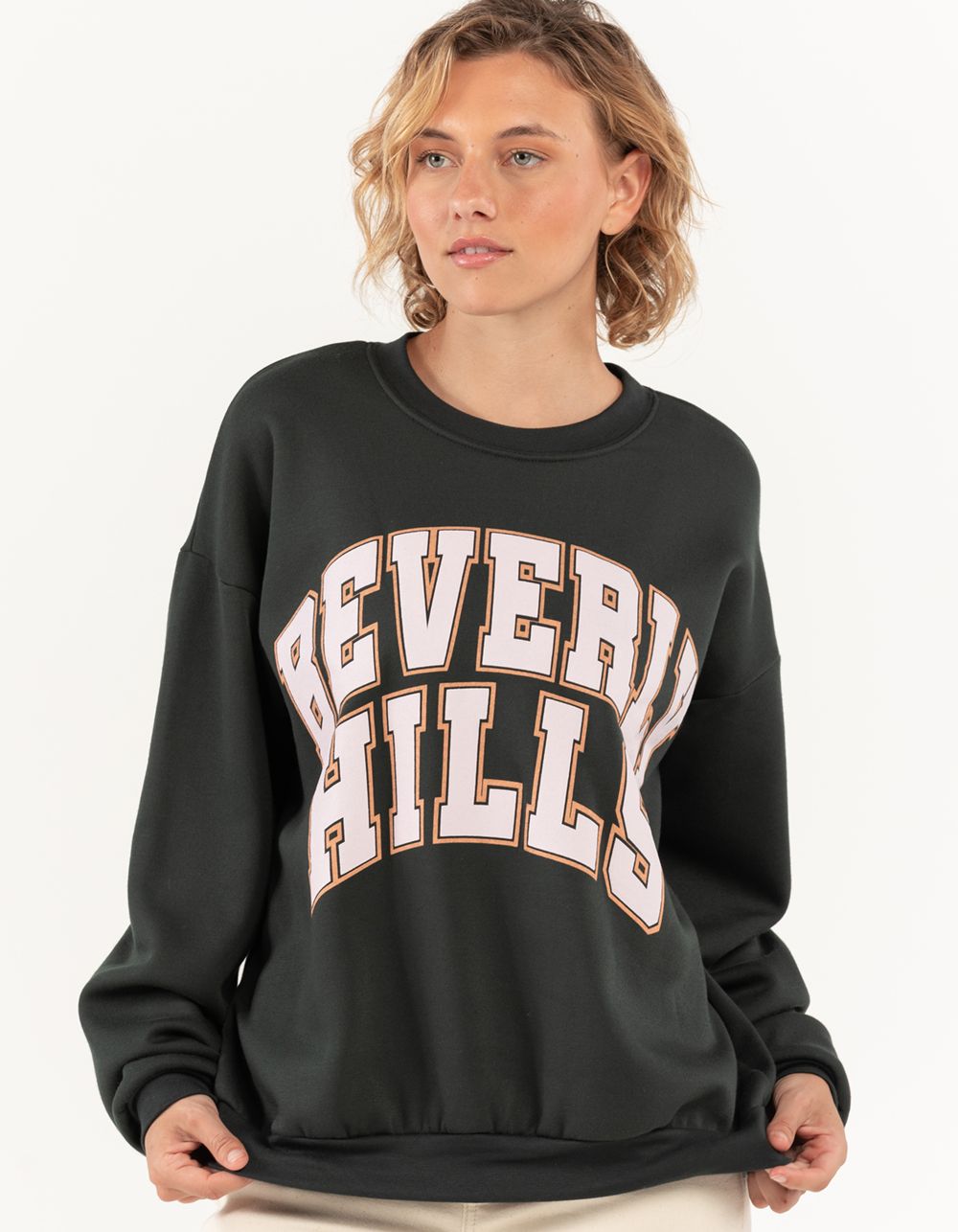 PROJECT SOCIAL T Beverly Hills Womens Crewneck Sweatshirt | Tillys