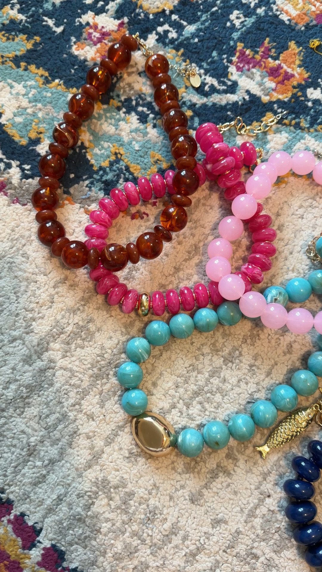 All the necklaces I have been wearing lately
