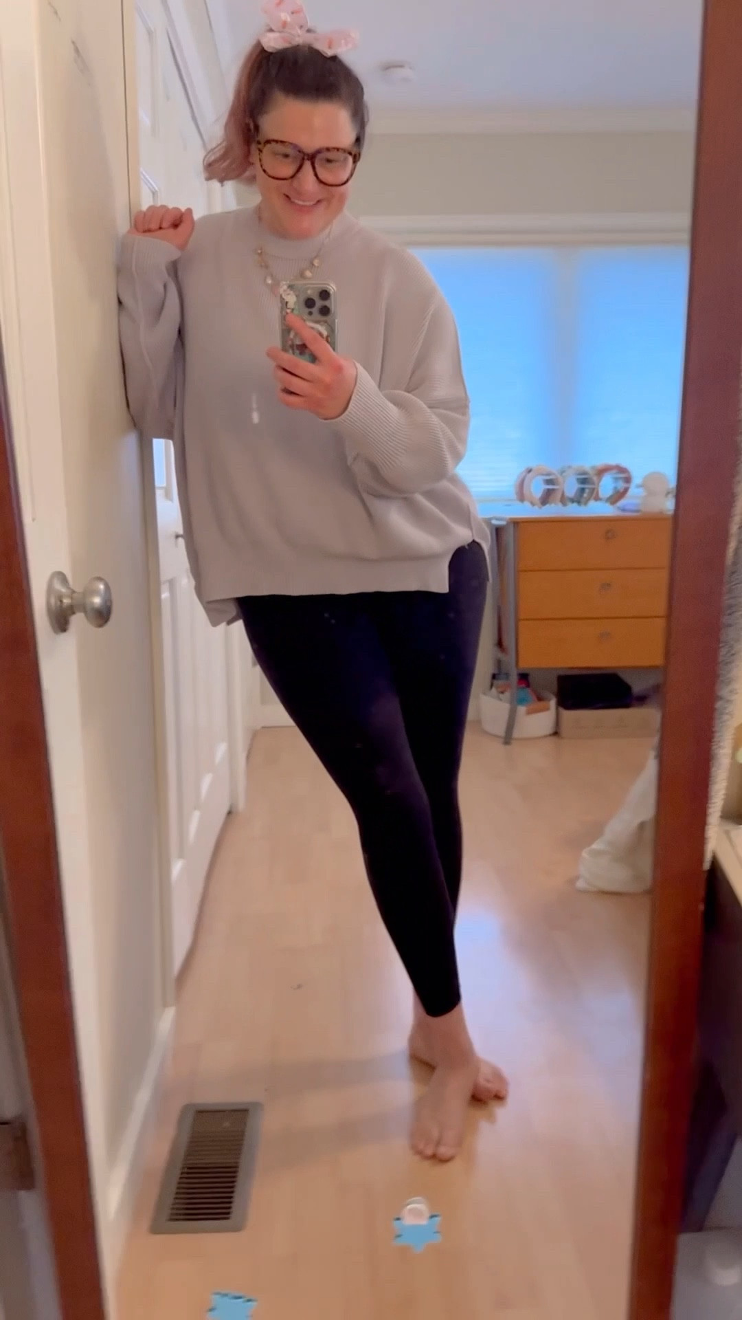 Coming in hot with an Easter Mirror Selfie 🐣🪞🤳