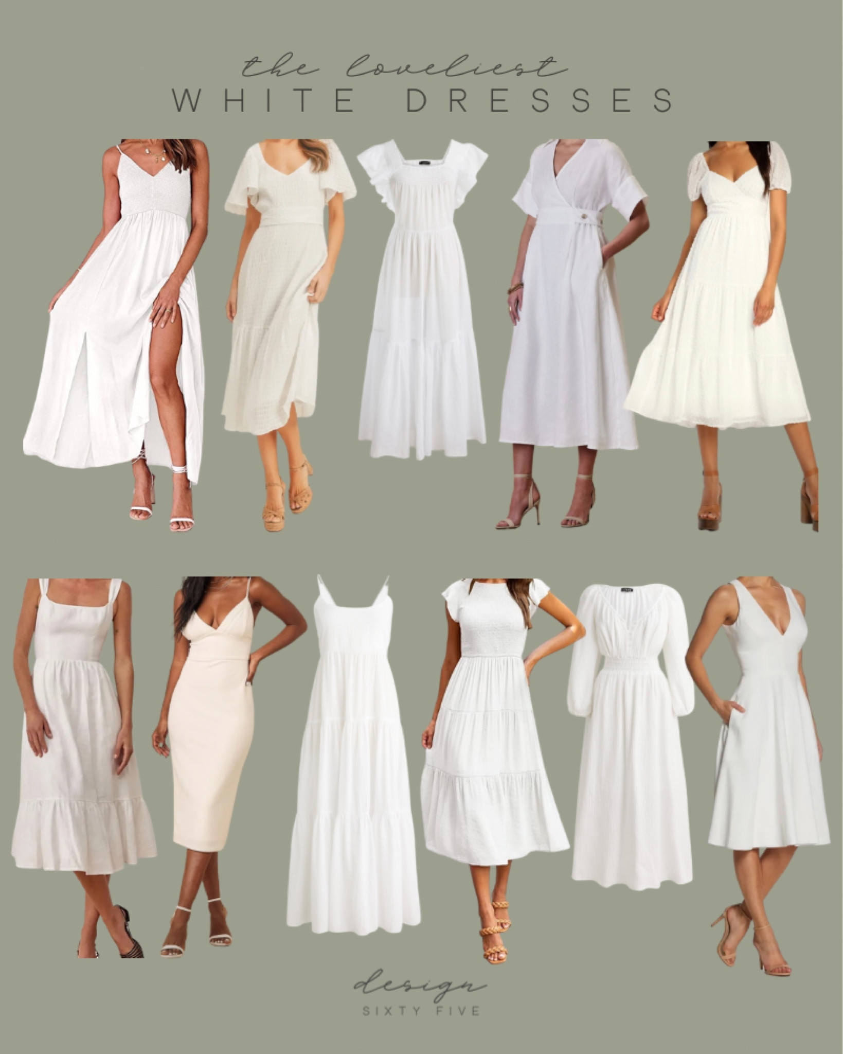 No such thing as too many white dresses 🤍