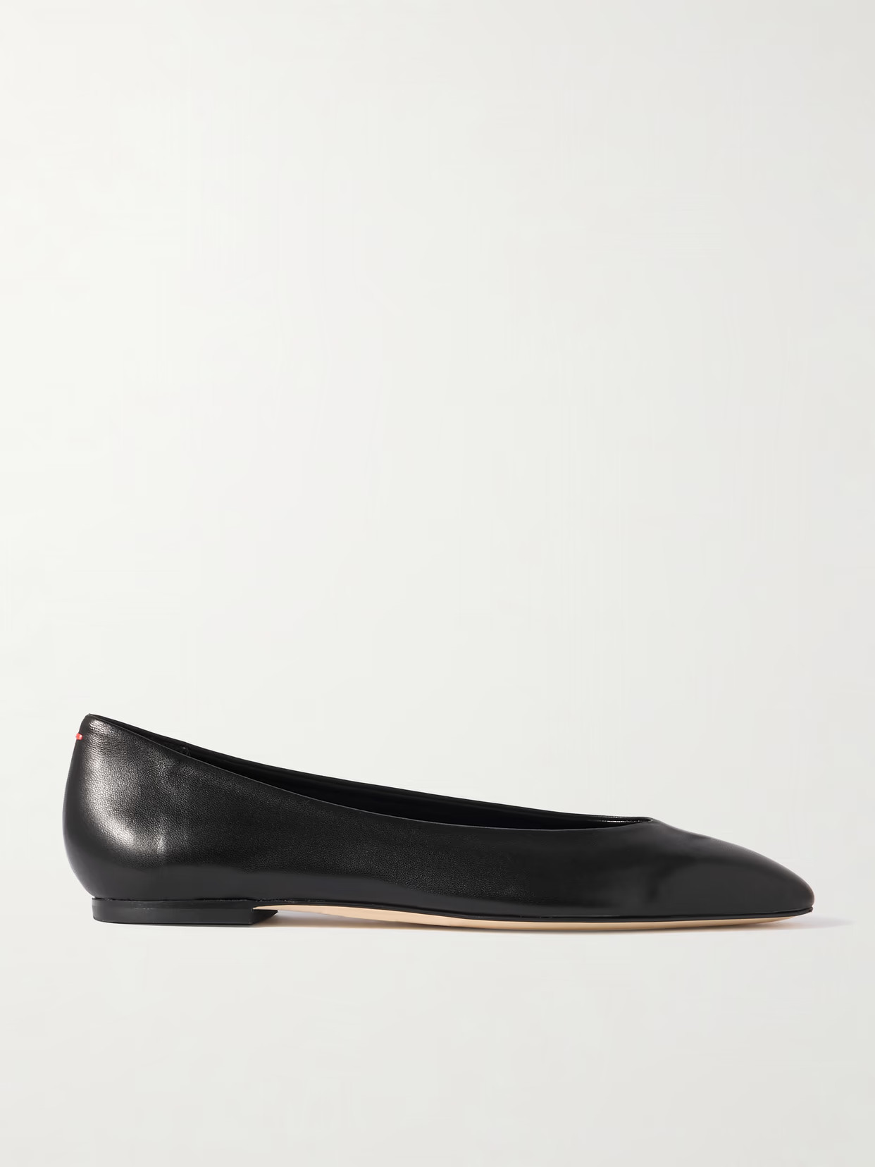 Aeyde - Ellie Leather Ballet Flats - Black - 40.5 | NET-A-PORTER APAC