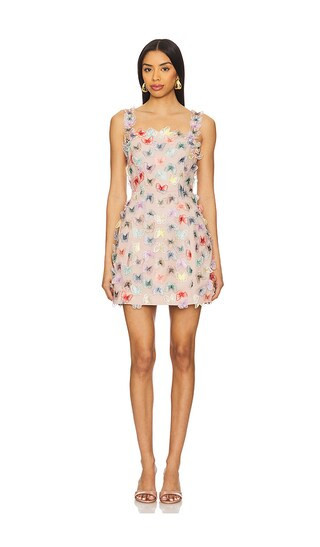 ELLIATT Aviva Mini Dress in Blush. - size S | Revolve Clothing (Global)