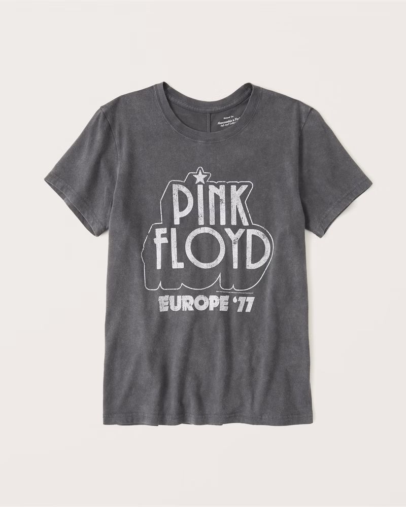 Pink Floyd 90's-Inspired Relaxed Band Tee | Abercrombie & Fitch (US)