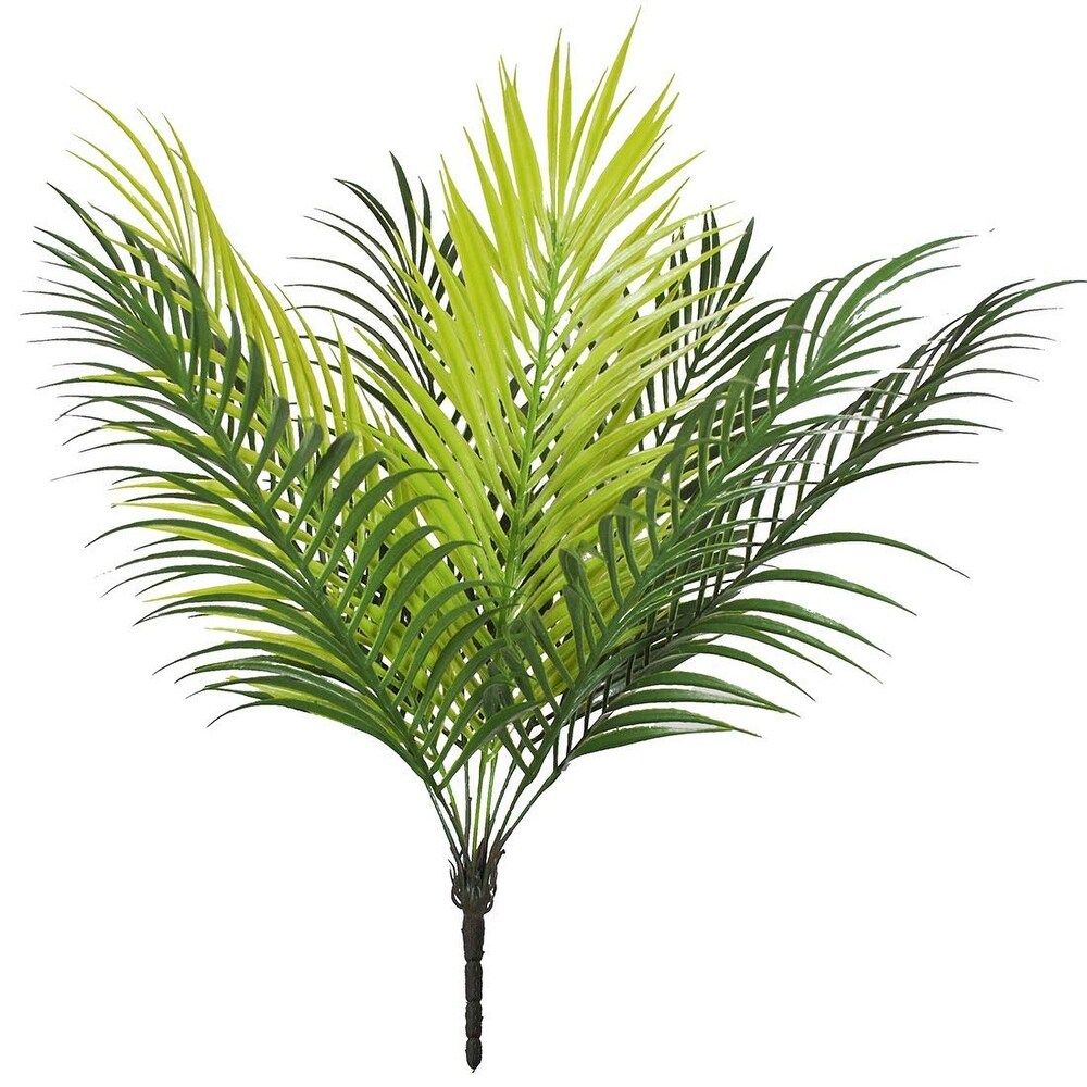 Fake Tropical Palm Fronds Plant 9 Leaves Palm Tree (Green) | Bed Bath & Beyond