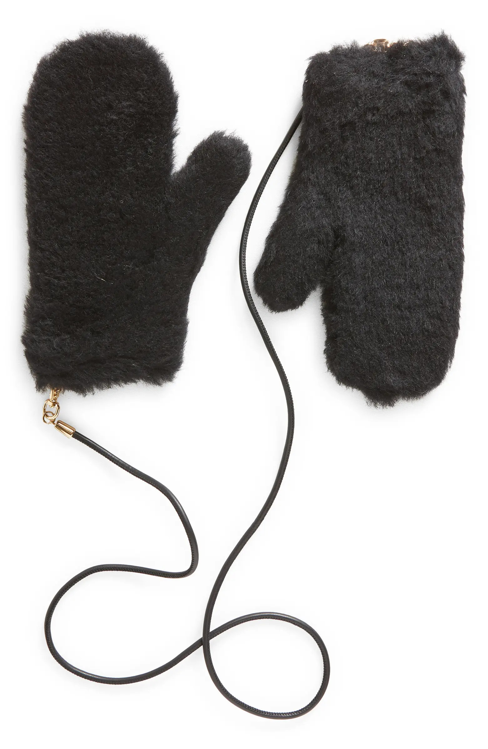 Ombrato Teddy Alpaca Blend Mittens | Nordstrom