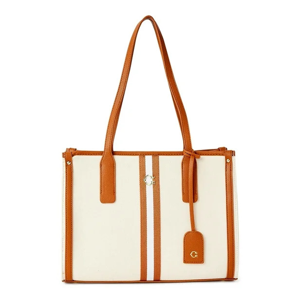C. Wonder Women’s Adult Eden Shopper Tote Bag Natural | Walmart (US)