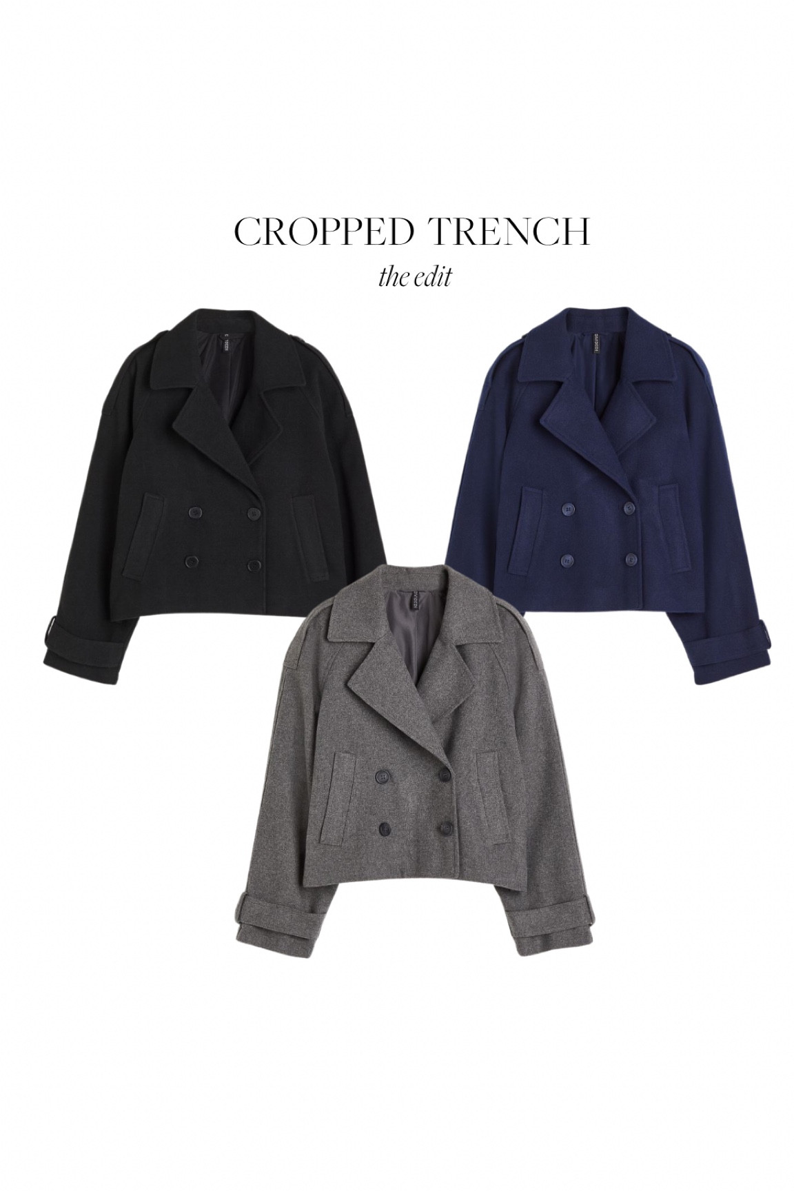 The Cropped Trench Edit 🫶🏻

#LTKfindsunder100 #LTKstyletip #LTKfindsunder50
