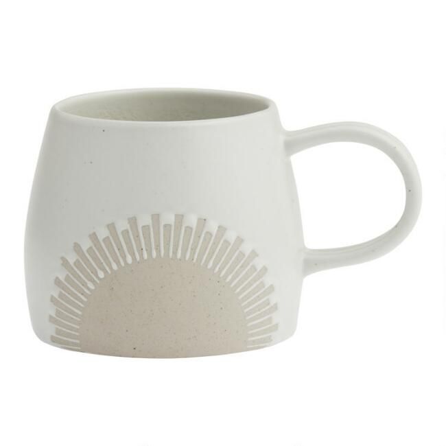 Natural and Gray Sunshine Coast Mug | World Market