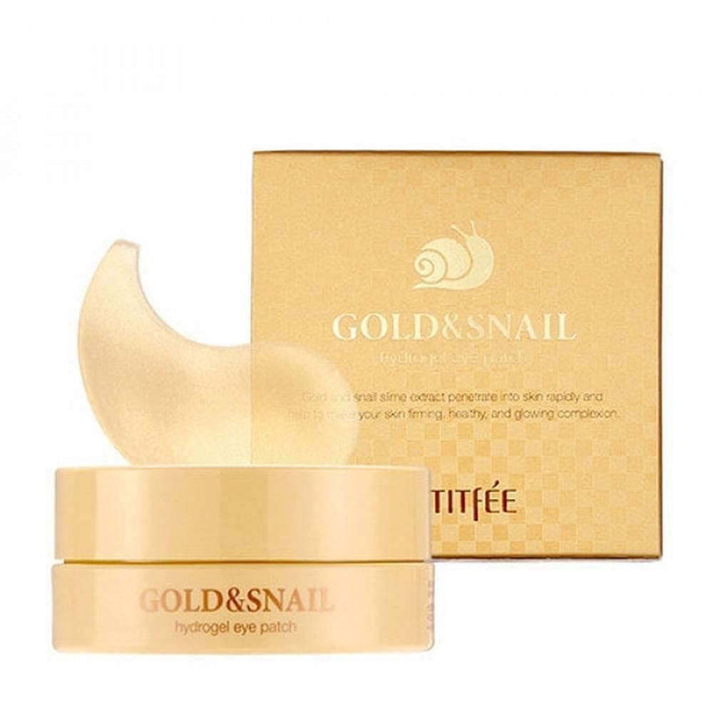 Gold & Snail Hydrogel Eye Patch (60 pcs) by Petitfee | Amazon (US)