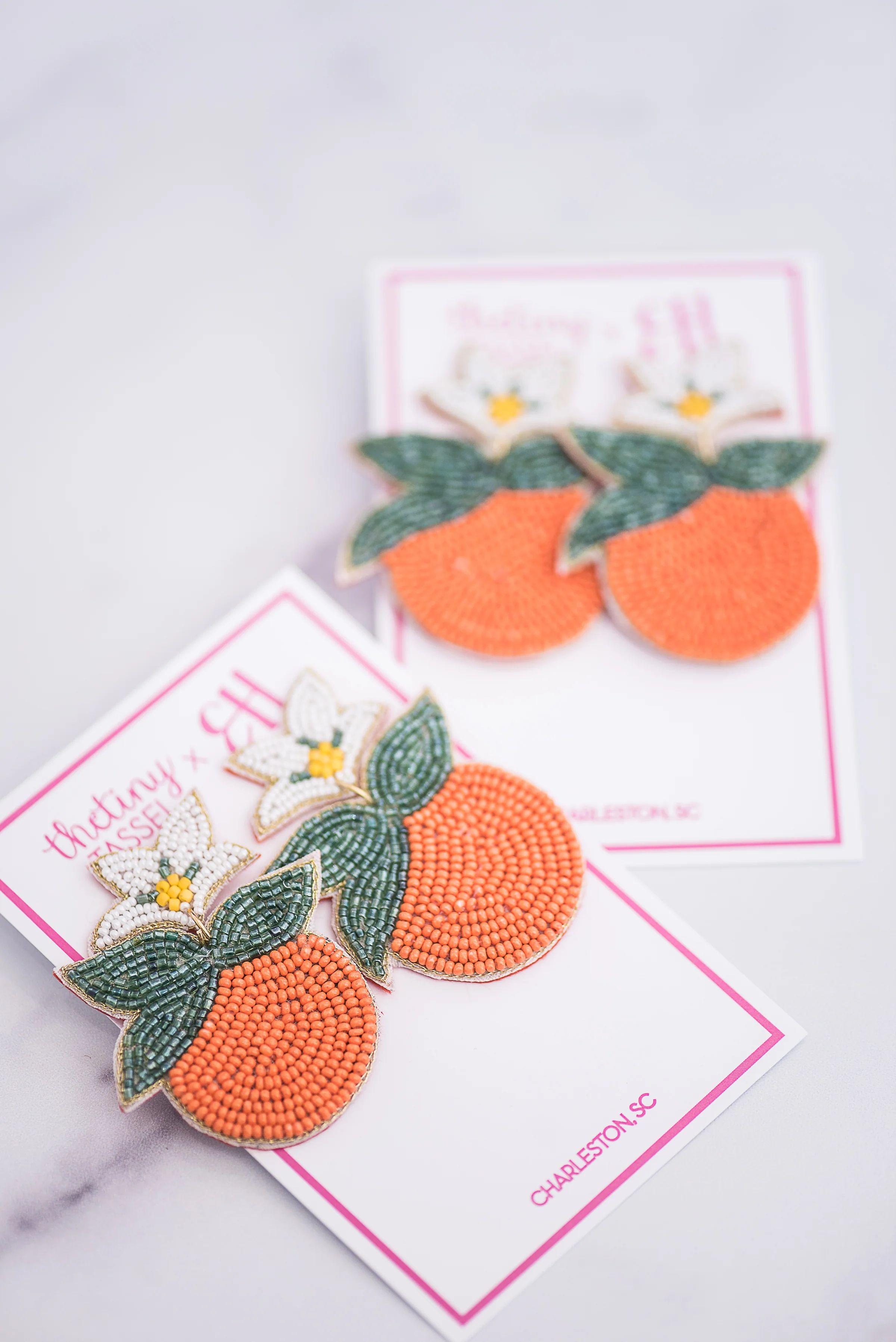 #EHxTTT Orange Blossom Earring | The Tiny Tassel