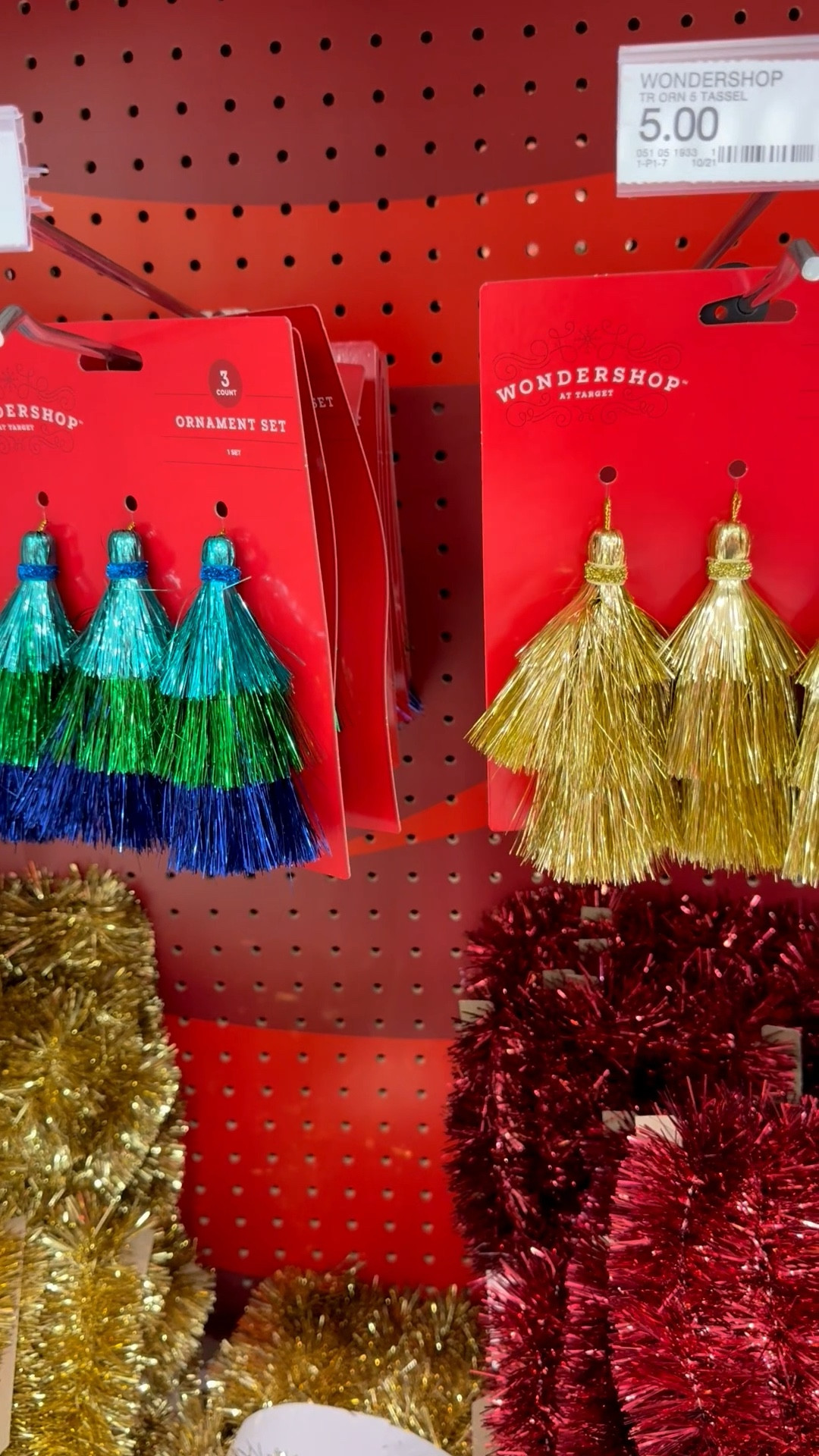 These tinsel tassels are so cute! Adorable color combos and just the right about of sass. They’re perfect as ornaments on your Christmas tree, decoration on a wrapped gift, hanging from a door knob, and — don’t laugh — they’re incredible for sensory and calming too! Sooo soft!

As a mosaic artist, they remind me of strips of stained glass…which I love! For mosaic tips, tutorials + inspiration please visit my YouTube channel: YouTube.com/julieweilbacher. Follow @julieweilbacher on Instagram for all things mosaic art.

#tinseltassles #tassels #gifttag #giftwrap #target #tinselornaments #budgetholidaydecor #tassel #budgetchristmasdecor

#LTKHoliday #LTKGiftGuide #LTKFindsUnder50