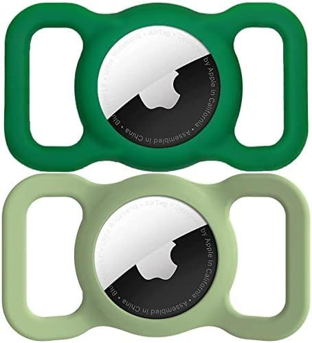 Airtag Dog Collar Holder(2 Pack) for Apple Airtags Anti-Lost Air Tag Holder Case Compatible with Cat | Amazon (US)