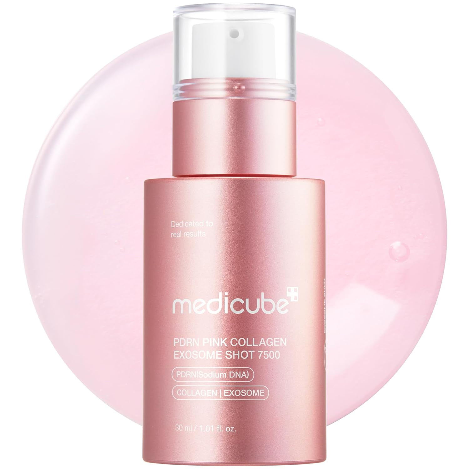 medicube Exosome Shot PDRN Pink Collagen 7,500 PPM Spicule Facial Serum | Amazon (US)