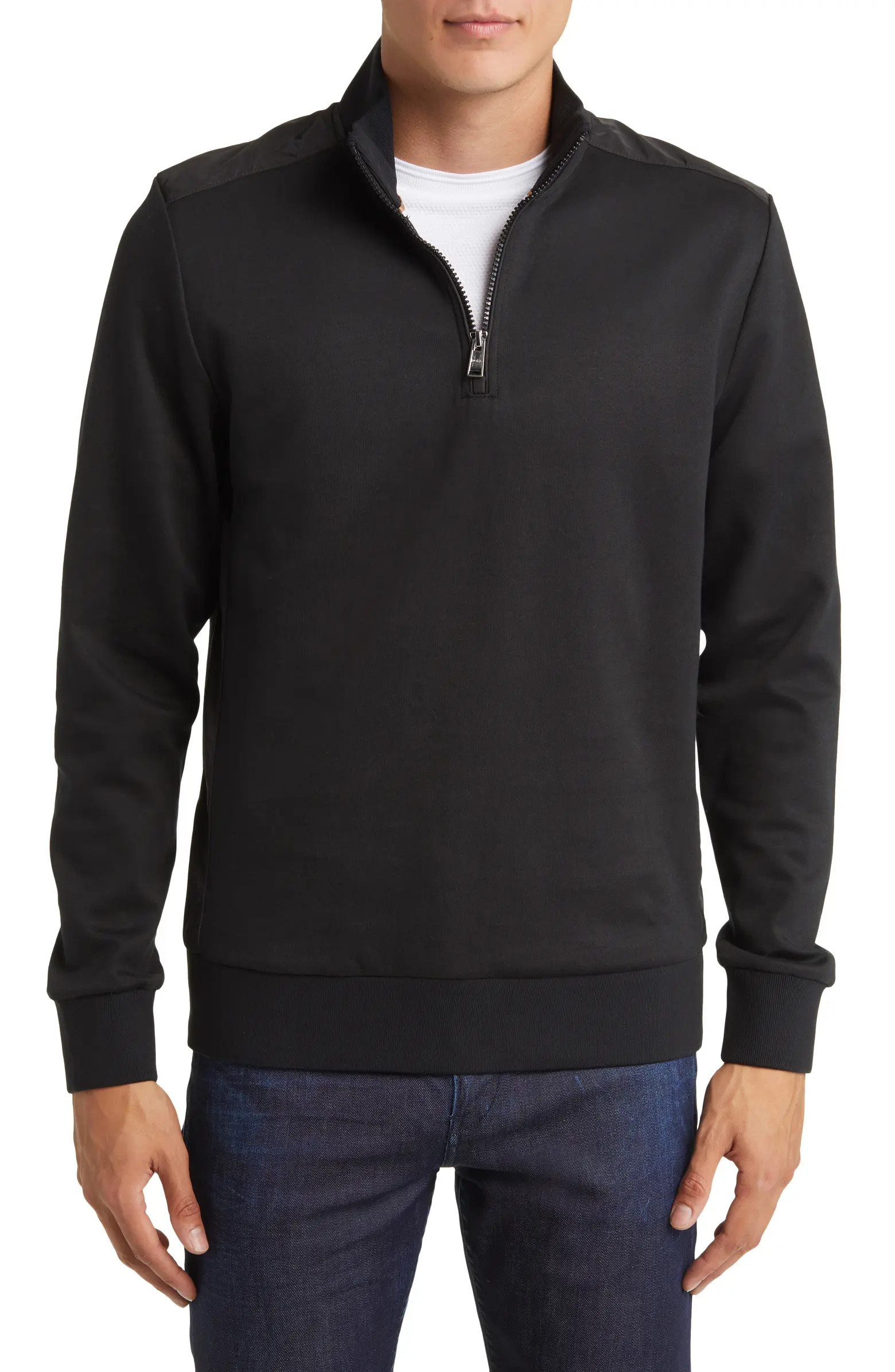 Sidney Half Zip Cotton Blend Pullover | Nordstrom