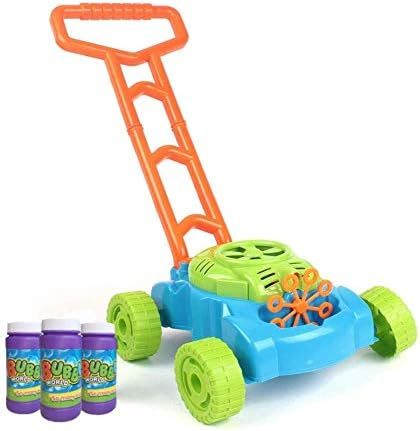 MeeYum Bubble Blowing Lawnmower - Interactive Toy for Toddlers and Kids - Children's Super Bubble... | Amazon (US)
