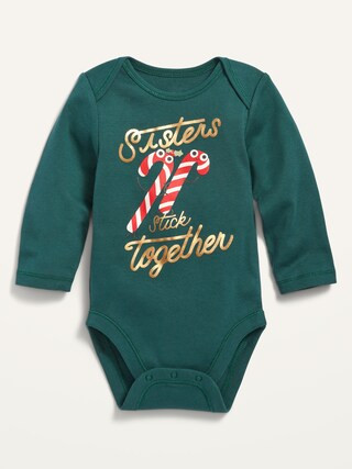 Unisex Graphic Long-Sleeve Bodysuit for Baby | Old Navy (US)
