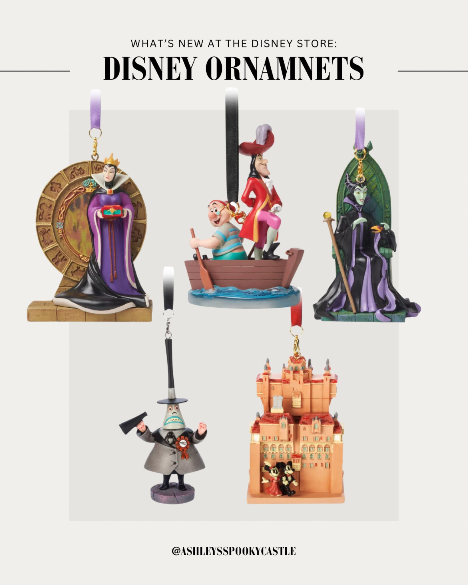 Disney ornaments available online at the Disney Storee

#LTKSeasonal #LTKFindsUnder50 #LTKHome