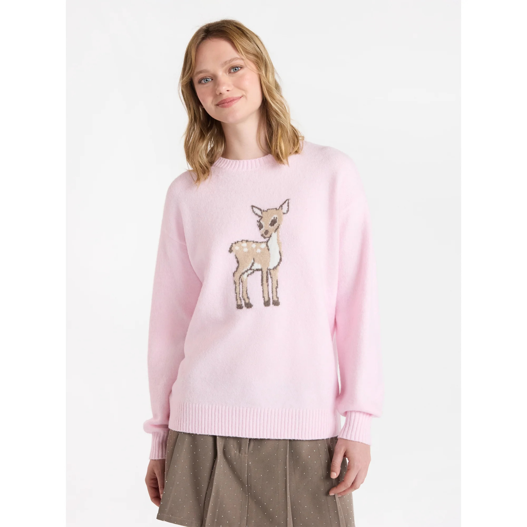 No Boundaries Fashion Icon Sweater, Midweight, Women's | Walmart (US)