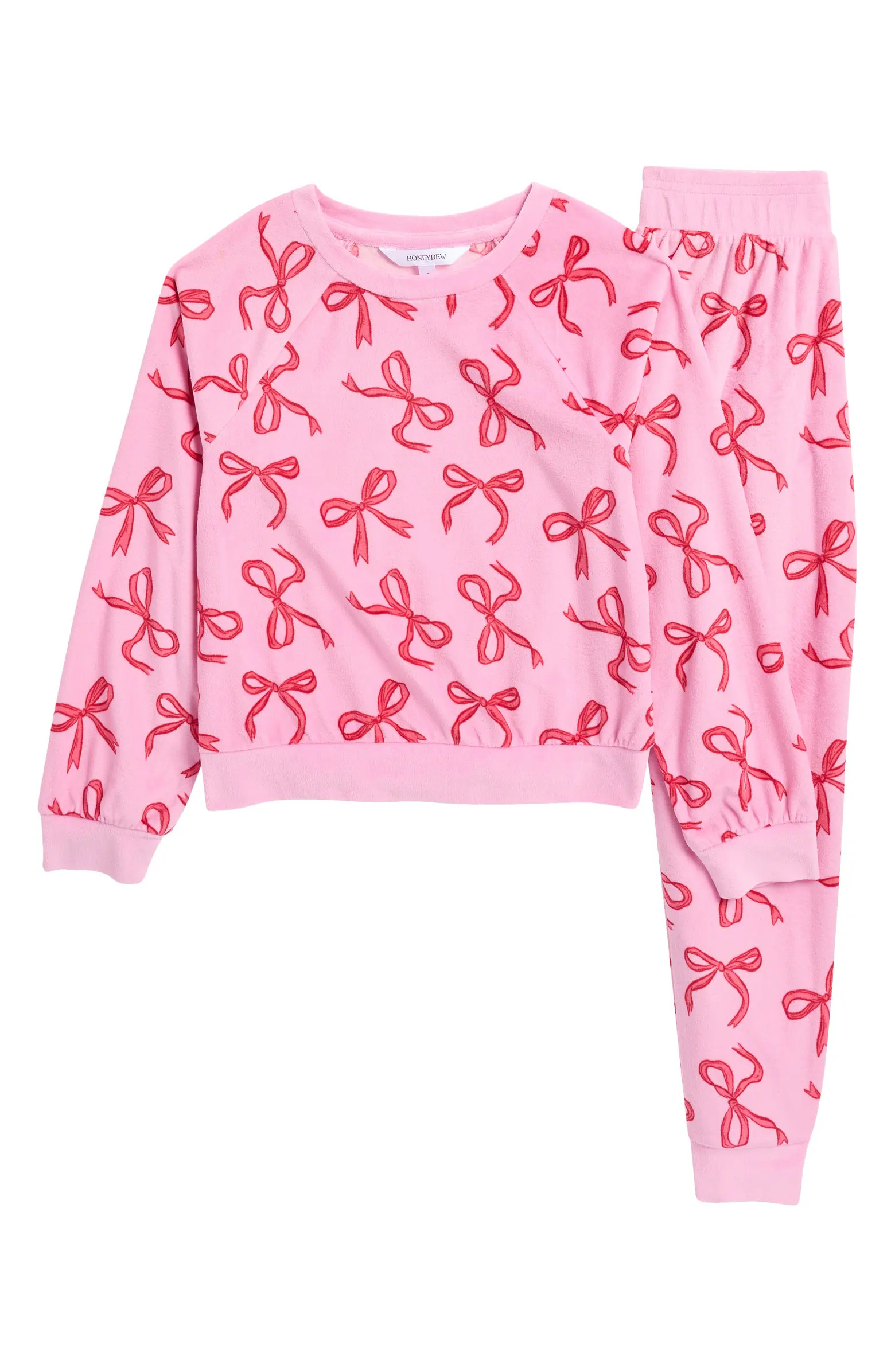 Honeydew Kids' Snuggle Up Print Lounge Sweatshirt & Joggers Set | Nordstrom | Nordstrom