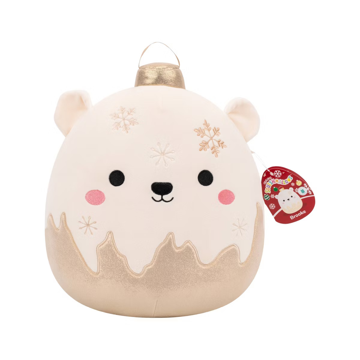 Squishmallows 12" Brooke Polar Bear Ornament with Frosted Bottom Medium Plush | Target