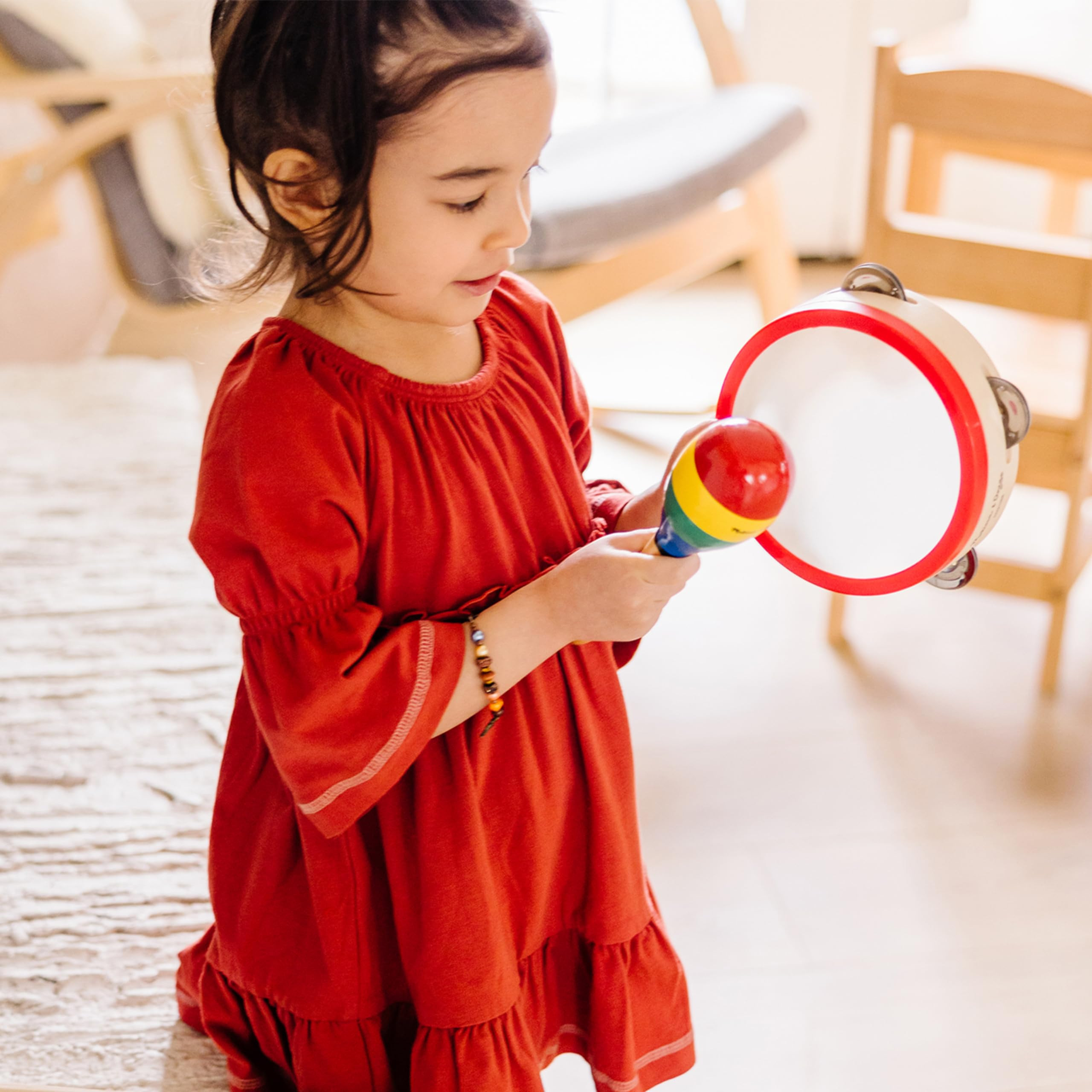 Melissa & Doug Band-in-a-Box Clap! Clang! Tap! - 10-Piece Musical Instrument Set - Kids Musical I... | Amazon (US)