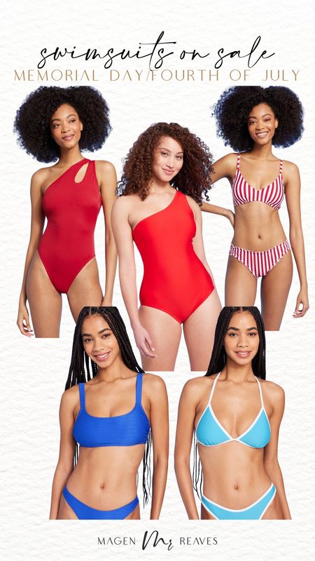 Swimsuits on sale that are perfect for Memorial Day and Fourth of July!!!

#LTKSwim #LTKSaleAlert #LTKFindsUnder50