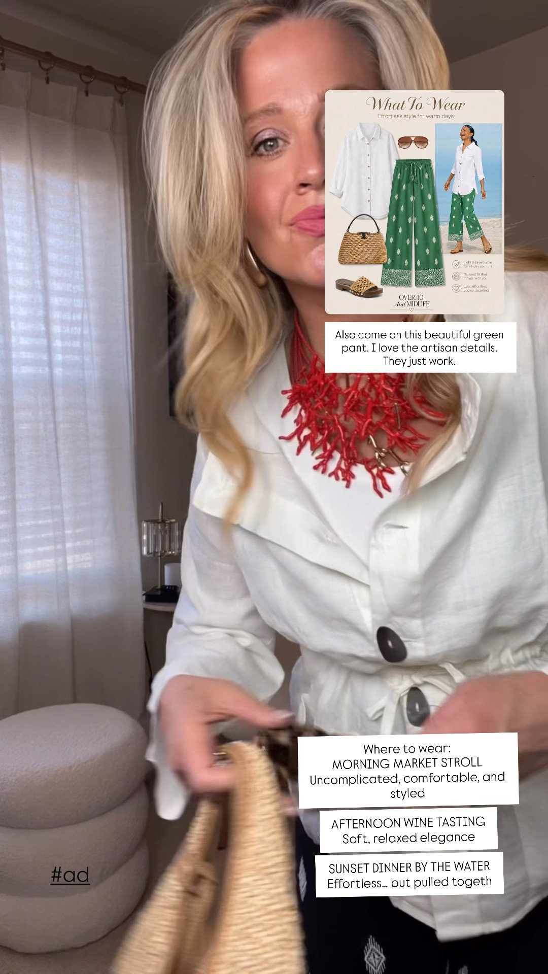 ✨Tap the bell, save and ❤️ for over 40 fashion, midlife style, midsize fashion and luxury looks for less. 

If your pants dig into your belly… these don’t and this linen jacket pulls it all together.

⬇️Sizing information:
Large pants (size up if in between sizes.) 
Jacket large (size down if in between sizes.) 
Tank large (size down if in between sizes.) 

👑"Helping you look good, feel good!" - Lindsey Denver 

#ad

#LTKOver40 #LTKMidsize #LTKPlusSize

Comment SHOP below to receive a DM with the link to this post on my LTK ⬇ https://liketk.it/6aXSw ad ltkover40 ltkvideo ltkplussize ltkmidsize