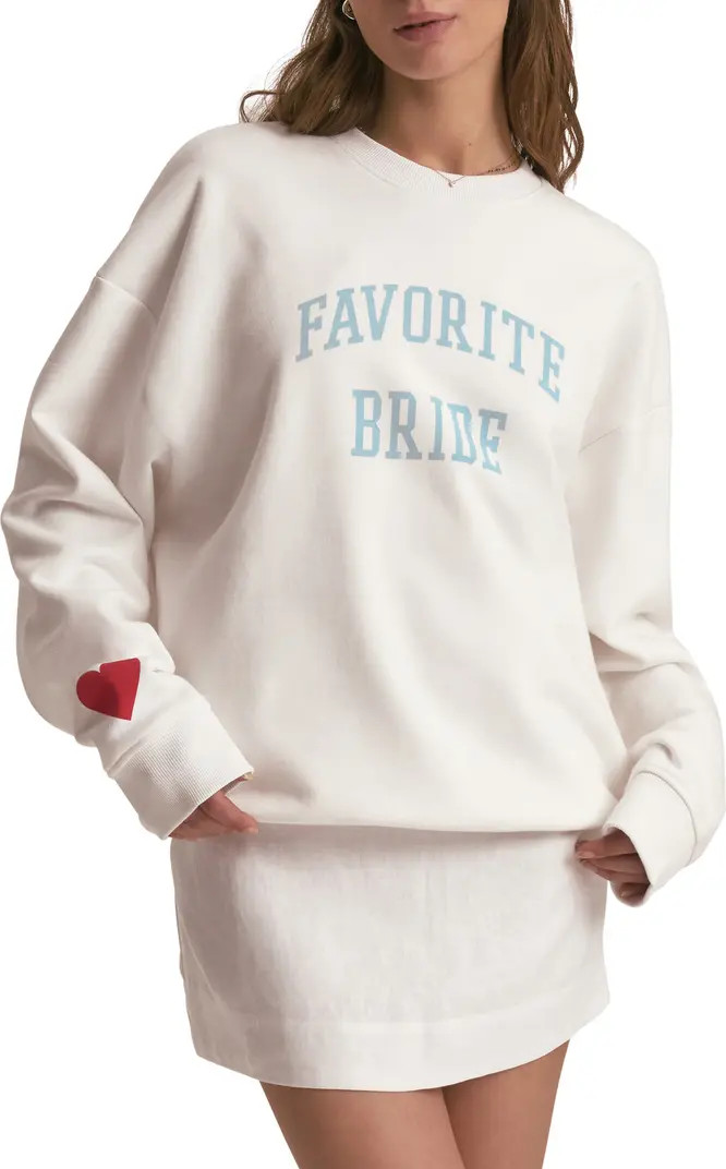 Favorite Bride Cotton Blend Sweatshirt | Nordstrom
