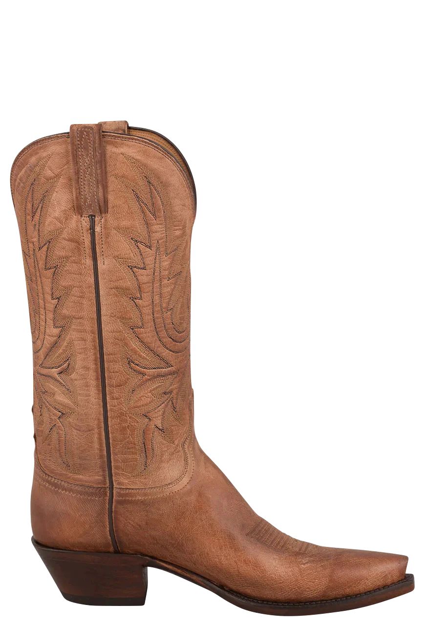 Lucchese Women's Tan Goat Mad Dog Cowgirl Boots | Pinto Ranch | Pinto Ranch