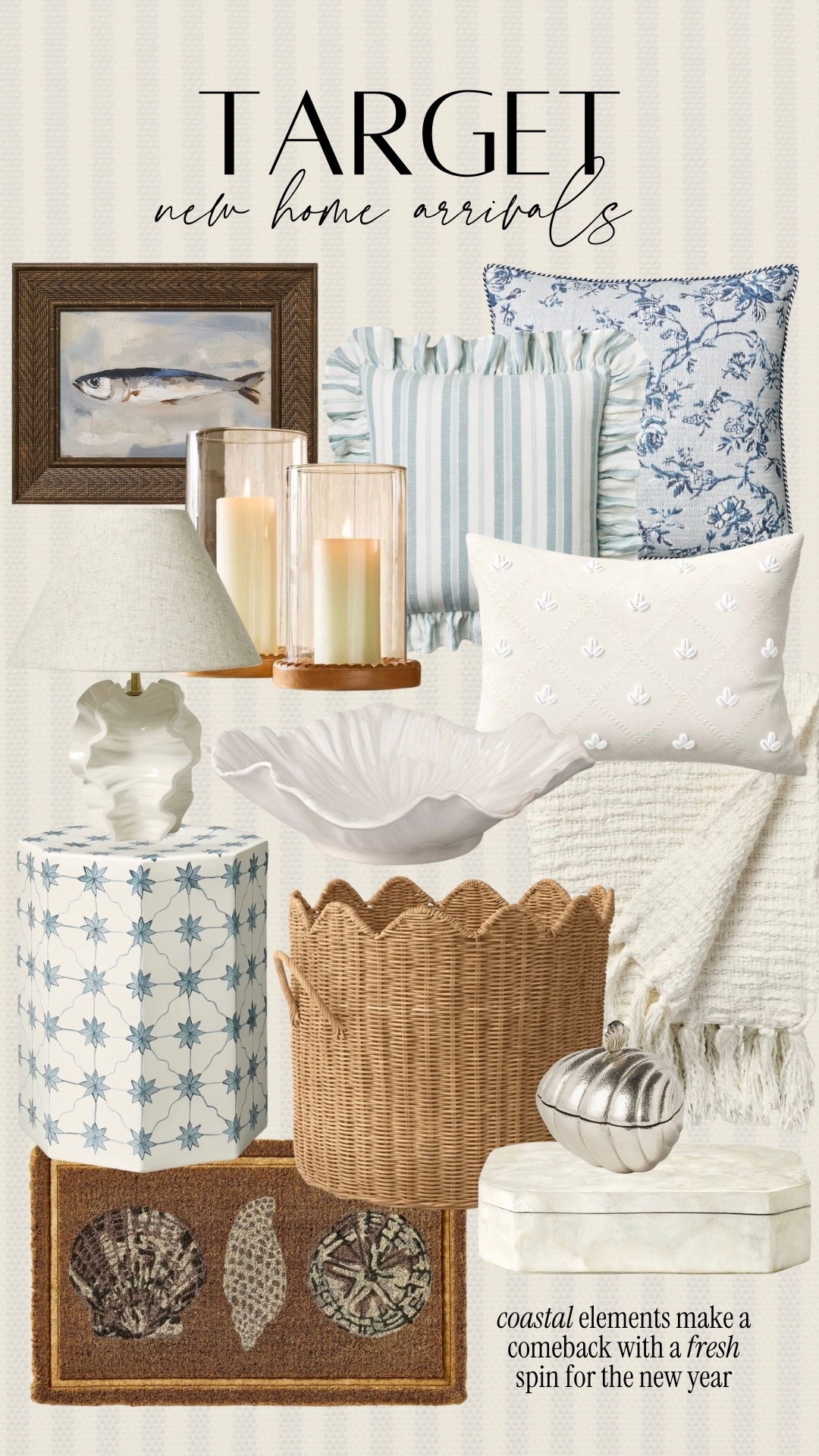 Target new home arrivals!! The coastal grandmother aesthetic got a refresh for the new year and I’m obsessed

#LTKHome