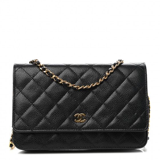 CHANEL

Caviar Quilted Wallet On Chain WOC Black | Fashionphile