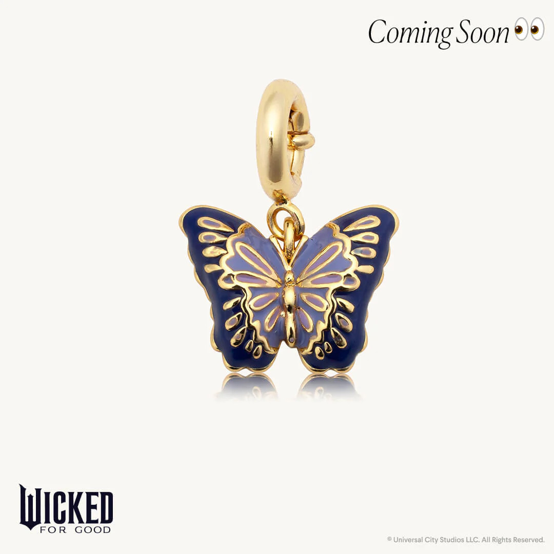 Enamel Butterfly Charm- Wicked | Little Words Project