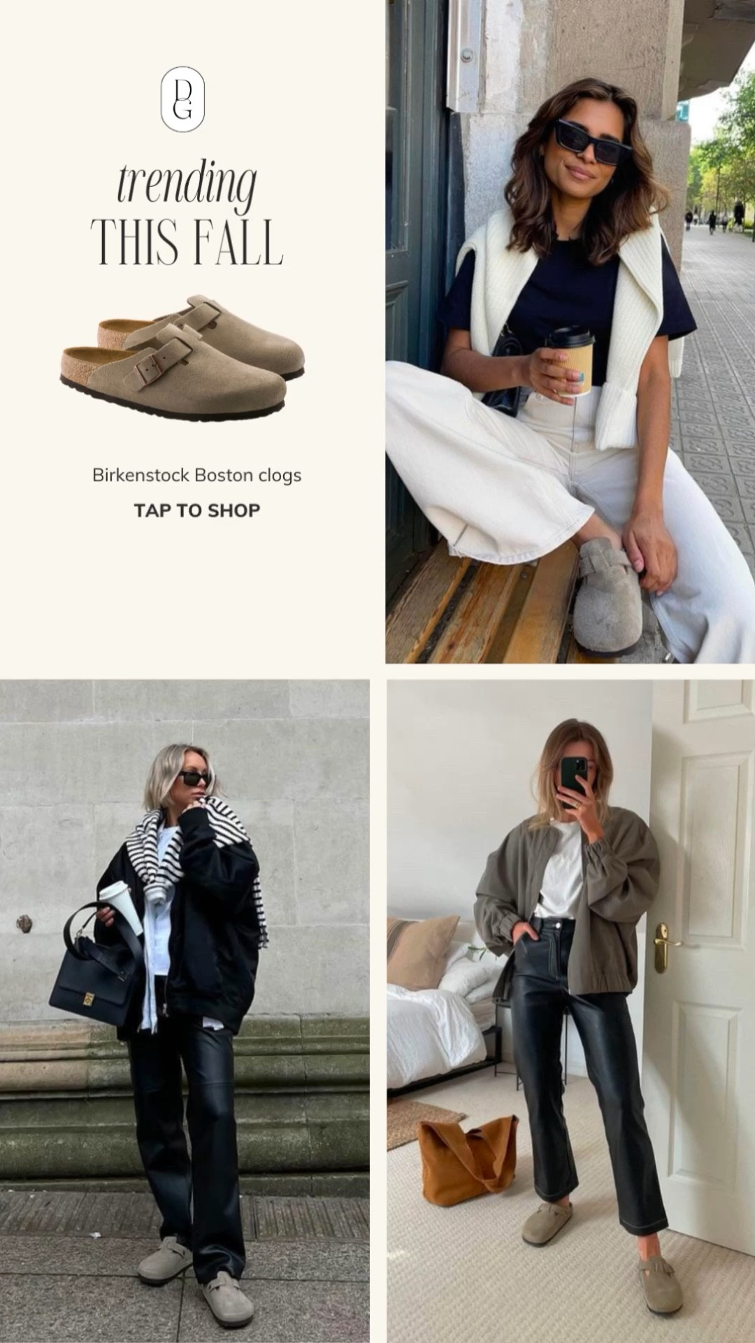 Birkenstock Clogs // Trending this Fall 🍁 

Fall 2024 trends, fall shoe trends, fall shoes, fall outfit ideas, early fall outfit ideas, fall trends 2024, fall sneakers, neutral fall outfit, Birkenstock clog outfit, Birkenstock Bostons, Birkenstock Boston clog, Birkenstock outfit fall


#LTKShoeCrush #LTKSeasonal #LTKStyleTip