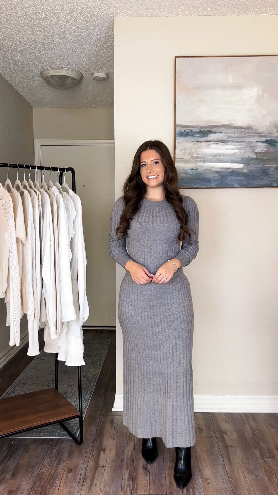 Thanksgiving outfit inspo! Sweater Maxi Dress - I’m 5’1 wearing an XXS 

#LTKFindsUnder100 #LTKSeasonal #LTKStyleTip