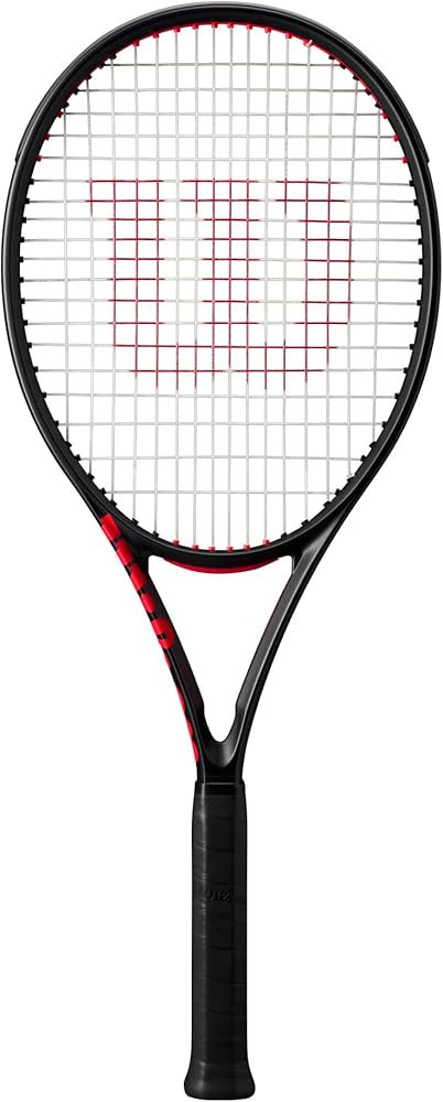 Wilson Clash 100L V3 Strung Adult Performance Tennis Racket - Grip Size 2-4 1/4", Strung with Sen... | Amazon (US)