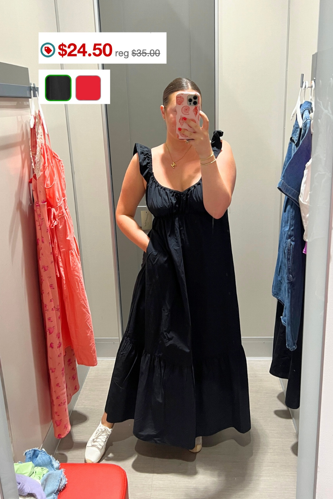 TARGET CIRCLE WEEK 🎯 my favorite target dress right now! I love a flowy maxi dress - wearing a medium 

#LTKSummerSales