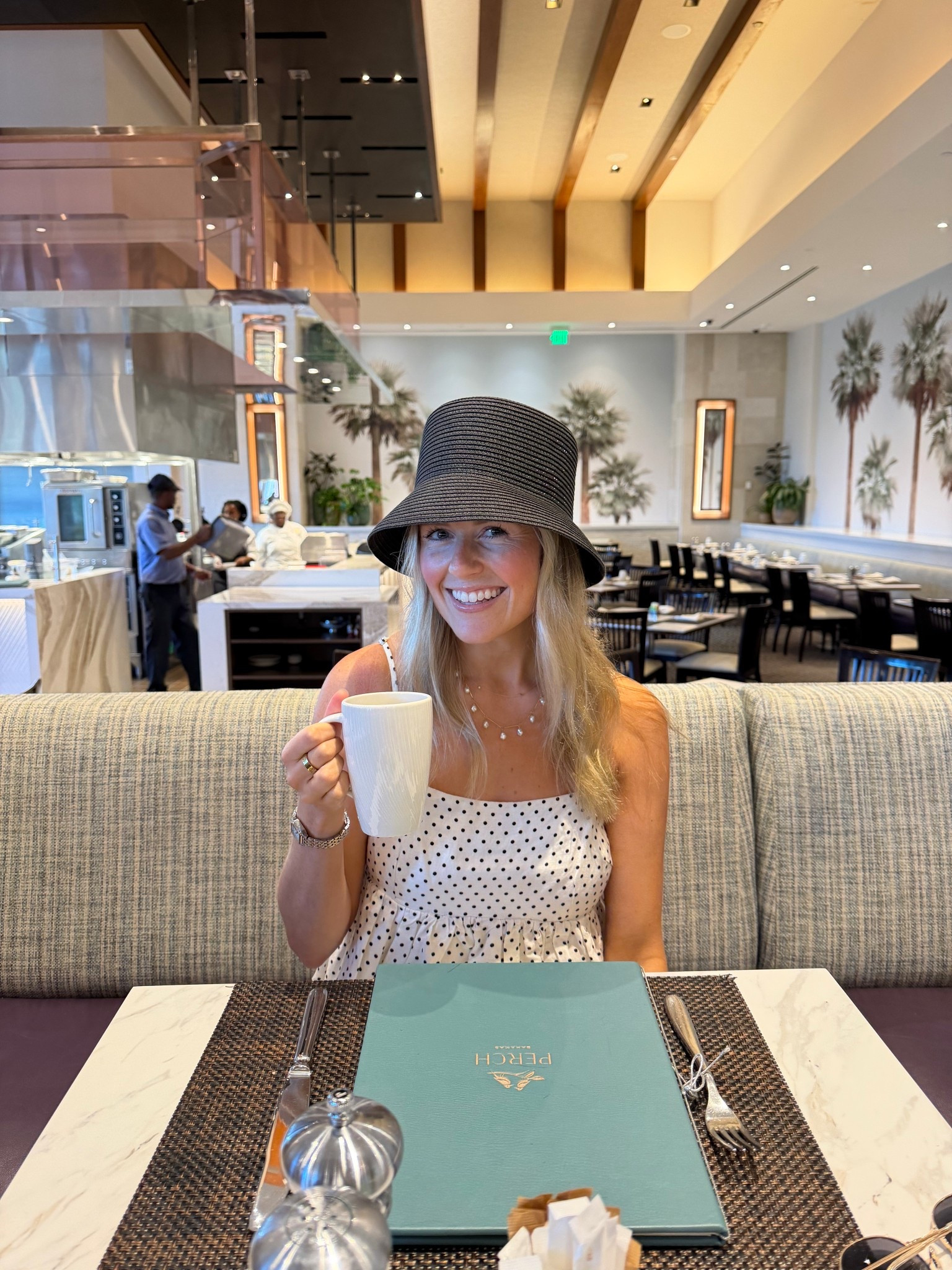 Polka dot shorts set 