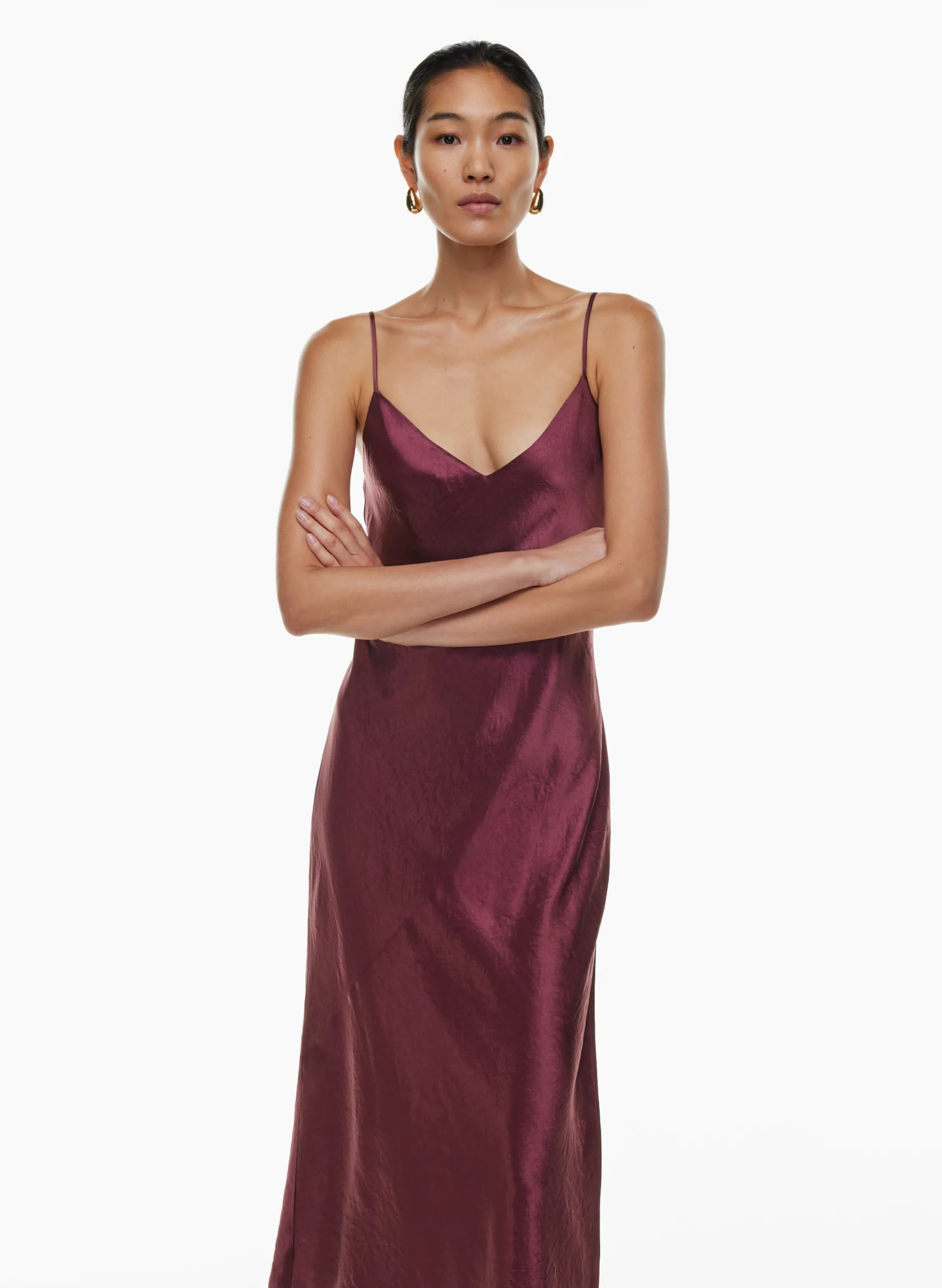 HAPPENSTANCE SATIN DRESS | Aritzia