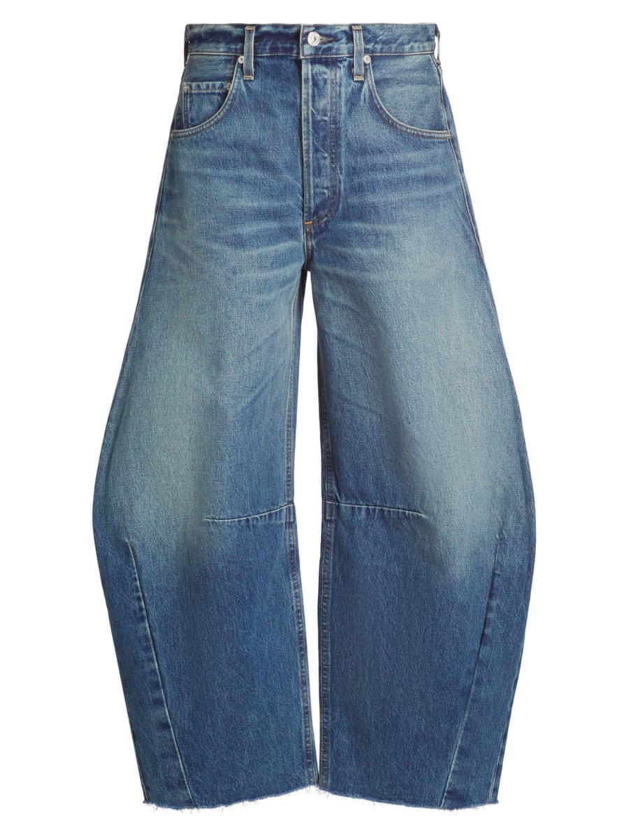 Horseshoe Curved Mid-Rise Jeans | Saks Fifth Avenue